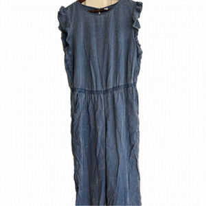 OLD Navy 1X Plus Vintage-Look Wide Leg Denim Romper, EUC